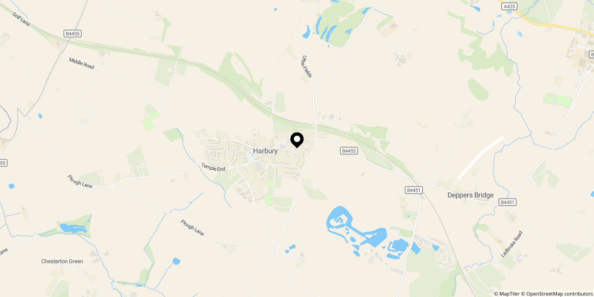 Approximate location of Crown Street, Harbury, Leamington Spa, CV33 9HE
